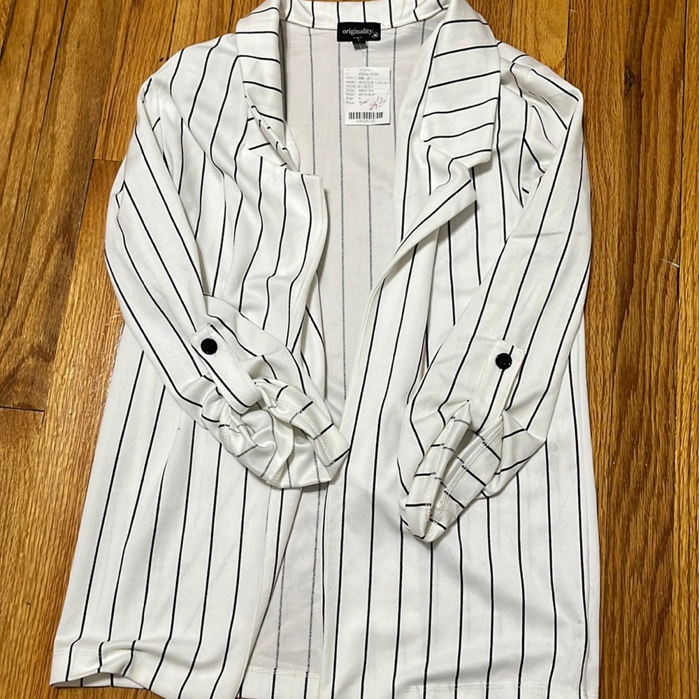 Dry Goods Striped Blazer. NWT